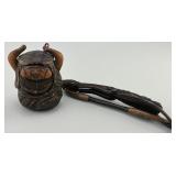 Antique Japanese Tonkotsu Smoking Set.