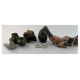 Mexican Pottery, Chinese Xun & Thai Frog Guiro.