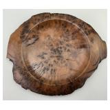 New Zealand Red Beach Burl Wood Platter.