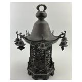 Japanese Brass Tsuri-Doro Hanging Lantern.