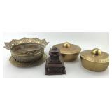4 Pieces of Various Antique/Vintage Brass.