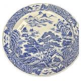 Japanese Blue & White Arita Porcelain Charger.