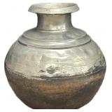 Antique Indian Tinned Copper Lota Water Pot.