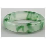 Chinese Natural Jadeite Bangle Bracelet.