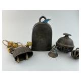 Various Antique/Vintage Brass Bells.