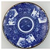 Antique Japanese Igezara Porcelain Charger.