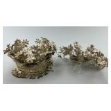 Antique Chinese Miao Bridal Headdress & Crown.