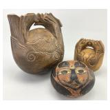 Buddhist Percussion Instruments & Cat Face Gourd.