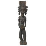 Senufo African Blolo Bian Carved Wood Statue.