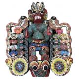 Sri Lankan Daha Ata Sanni Demon Mask.