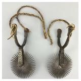 Pair of Antique Chilean Huaso Spurs.