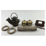 Lot of Various Antique Asian Metalwares.