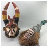 Vintage Diablo Mask & Tribal Masks.