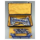 Chinese Blue & White Porcelain Calligraphy Set.