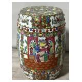 Chinese Famille Rose Porcelain Garden Stool.