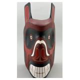 Canadian Folk Art Grizzly Bear Mask.