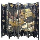 Antique Chinese Coromandel Folding Screen.
