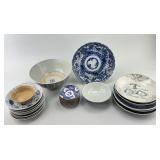 Antique Asian Blue and White Porcelain.