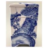 Antique Japanese Porcelain Jubako Stacking Box.