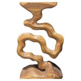 Vintage Stack Lamination Stylized Root Stand.