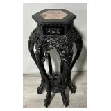 Antique Chinese Carved & Lacquered Plant Stand.