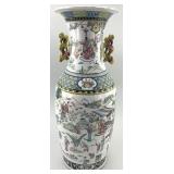 19th Century Chinese Famille Rose Porcelain Vase.