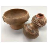 3 Pre-Colombian Pottery Utilitarian Vessels.