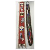 2 African Yoruba Beaded Diviner Sashes.