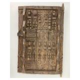 Antique Hand Carved Mali Dogon Granary Door.