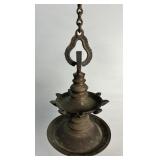 South India Brass Kerala Temple Lamp.