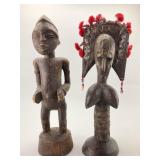 Pair Of Antique/Vintage African Tribal Carvings.