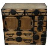 Antique Japanese Choba Tansu Chest.