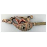 Northwest Coast Native American Ceremonial Rattle.