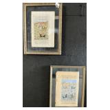 Two Antique Persian Illuminated Manuscripts.