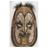 Hand Carved Oceanic Tribal Mask.