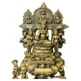 India Buddhist Bronze Shyama Tara Sculpture.