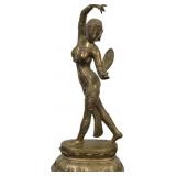 Copper Alloy Dancing Hindu Deity Statue.