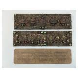 Antique Tibetan Buddhist Manuscripts with Covers.