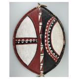 Traditional Maasai Warrior Hide Shield.