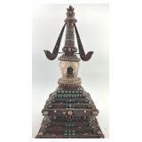 Tibetan Buddhist Stupa Religious Monument.