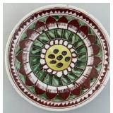 Antique Chinese Swatow Ceramic Polychrome Dish.