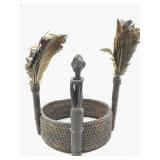 Antique Filipino Ifugao Ceremonial Headdress.