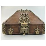Antique Indian Kerala Wedding/Dowry Box.