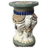 Vintage Chinese Ceramic Elephant Garden Stool.