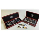 Bradford Exchange Silver Eagle & Half Dollar Sets.