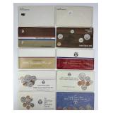 10 U.S. Mint Uncirculated Coin Sets.