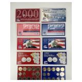 11 U.S. Mint Uncirculated Coin Sets.