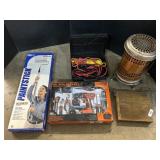 B&D Drill Tool Set, Paint Stick, Rome Heater.