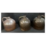 3 Vintage Stoneware Jugs.