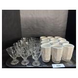 Indiana Glass Co Glasses & Anchor Hocking Glasses.